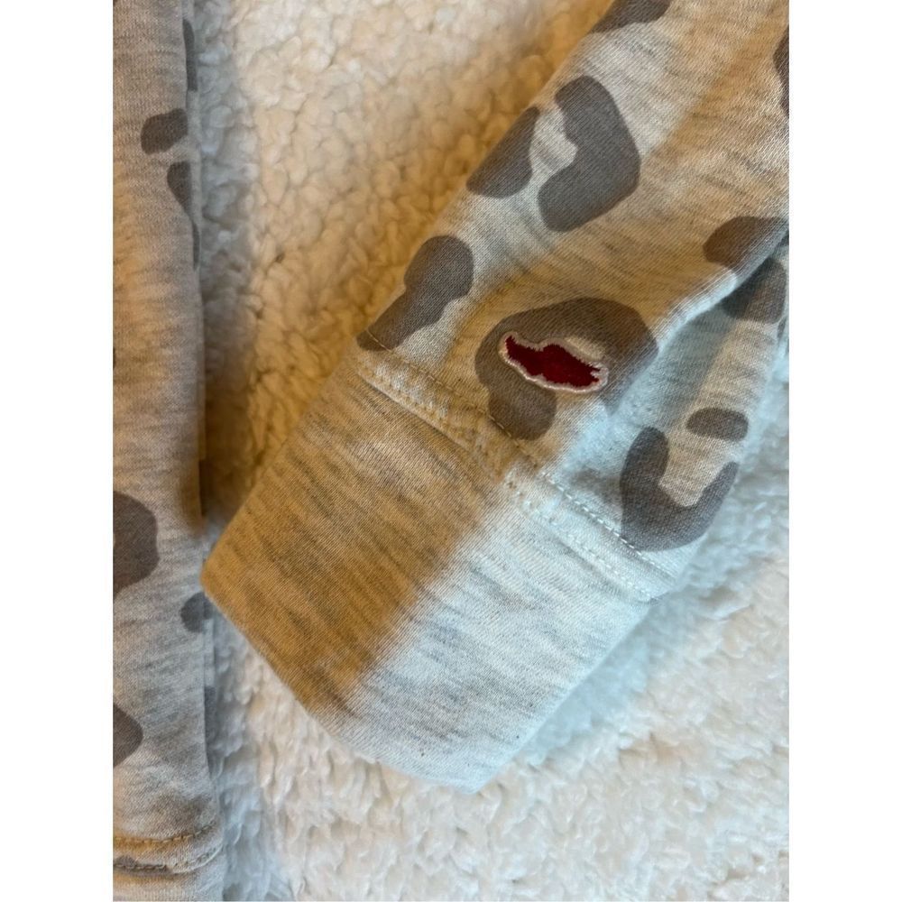 League Brand Coastal Carolina University Leopard Lightweight Pullover, Sz S - Picture 5 of 6